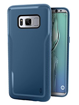 Galaxy S8  Grip Case - Base Grip for Samsung Galaxy S8 Plus [Slim Fit Lightweight Protective No-Slip Cover] - Blue Jade