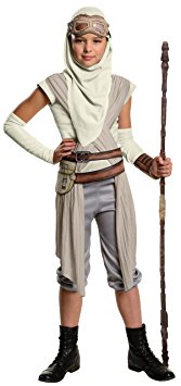 Rubie's Costume Star Wars VII: The Force Awakens Rey Costume & Accessories Bundle, Multicolor, Small