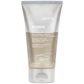 Joico Blonde Life Brightening Masque | For Blonde Hair | Instant Hydration | Neutralize Chlorine & Detoxify Hair | Add Softness & Smoothness | Sulfate Free | Fortified With Monoi & Tamanu Oil