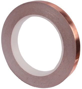 Copper Foil Tape with Conductive Adhesive 1/4inch X 36yards - Stained Glass, Soldering, Electrical Repairs, Grounding, EMI Shielding - Extra Long Value Pack At A Great Price - NOW 39% Thicker Foil