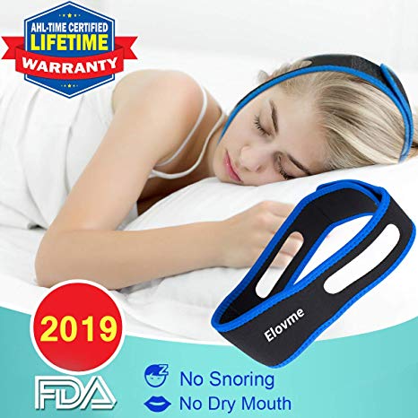[2019 Newest] Anti Snoring Chin Strap, Comfortable Natural Snoring Solution Snore Stopper, Most Effective Anti Snoring Devices Stop Snoring Sleep Aid Snore Reducing Aids for Men and Women