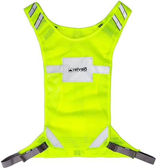 Reflective Vest Designed as the Perfect Safety Vest for Running, Cycling, or Walking. Reivalo Outdoor Equipment - Because Life Begins After Dark.