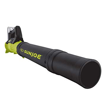 Sun Joe 24V-TB-LTE 24-Volt iON  2.0-Ah Cordless Compact Turbine Jet Blower, Green