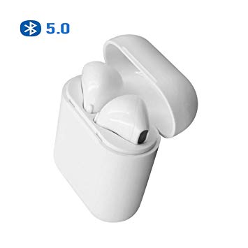 Bluetooth Headphones,AIJEESI Bluetooth 5.0 Wireless Headsets with Stereo Sound Mic Portable Charing Case for Sport Driving