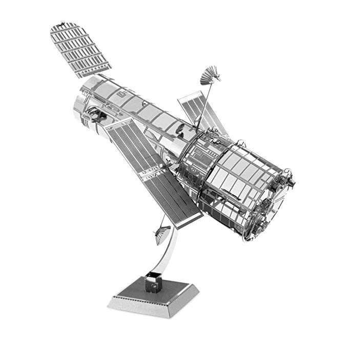 Metal Earth Fascinations MMS093 502513, Hubble Telescope, Construction Toy – 1 board, Ages 14