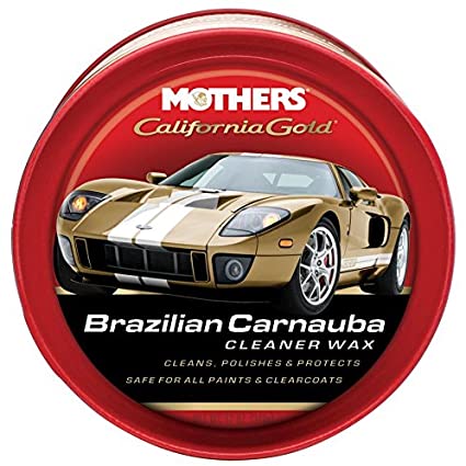 Mothers 35500 California Gold Brazilian Carnauba Cleaner Wax Paste, 12-Ounce
