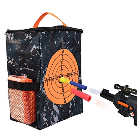 Target Pouch Storage Carry Equipment Bag for Nerf Guns Darts N-strike Elite / Mega / Rival Series