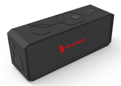 Rockbirds BI400 Premium Wireless Portable Bluetooth Speaker Black