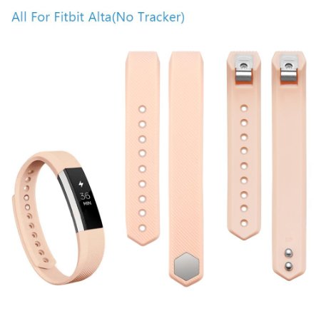 Vancle Fitbit Alta Bands, Newest Adjustable Replacement Bands for Fitbit Alta/ Fitbit Alta band/ Fitbit Alta Bands (with Metal Clasp,No Tracker)