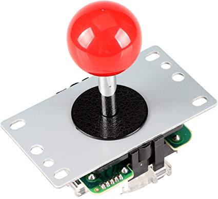 EG STARTS Red Arcade Classic Competition 5 Pin Stick 5P Rocker 4 - 8 Ways Joystick for PC Xbox 360 PS2 PS3 Games Arcade DIY Kit Parts Mame Jamma Machine Gaming
