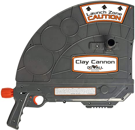 Do-All Outdoors Clay Cannon Clay Pigeon Handheld Thrower, CC001, Grey, 17.5" x 18.25" x 3"