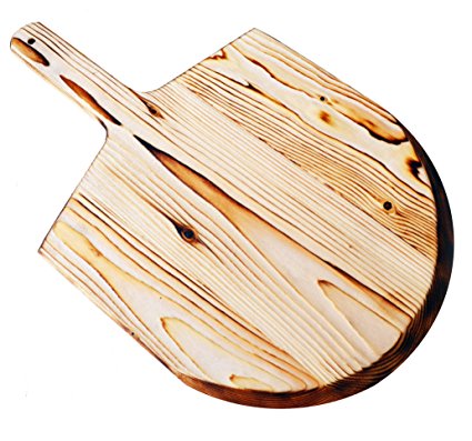 Pizza Peel 14 inch Spruce Wood Charcuterie Board Pizza Spatula Paddle for Baking Homemade Bread - Oven or Grill Use