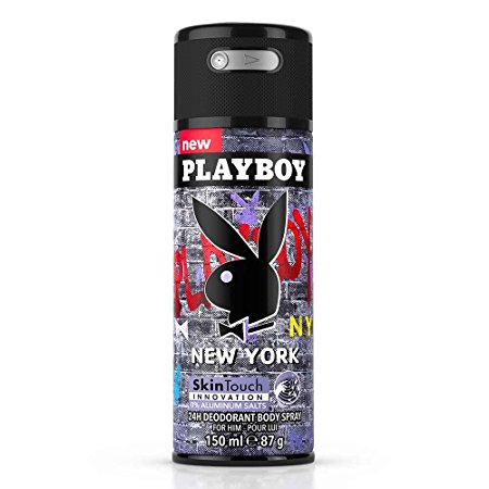 Playboy New york 24h Deodorant Body Spray, 150ml