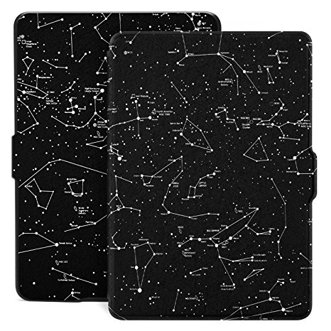 Ayotu Kindle Paperwhite Case, Auto Wake/Sleep Smart Protective PU Leather Cover Case,Fits All 2012,2013,2015 and 2016 Versions Kindle Paperwhite,K5-09 The Horoscope