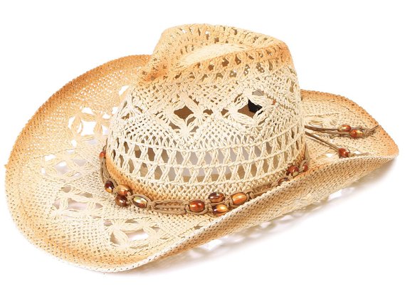 Simplicity Women Mens Western Style Cowboy  Cowgirl Straw Hat