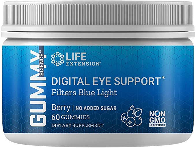 Life Extension Digital Eye Support (Gummy Science), 60Count, Dark Purple