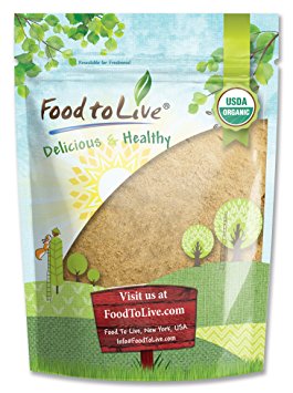 Food to Live Certified Organic Maca Powder (Gelatinized, Non-GMO, Bulk) (1 Pound)