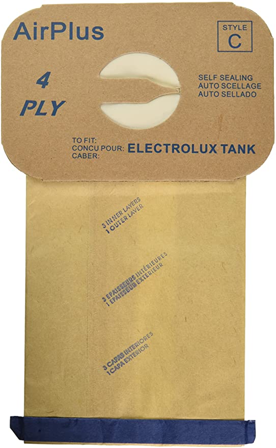 48 Electrolux Type C Tank Model Vacuum Cleaner Bags 4 Ply by Envirocare