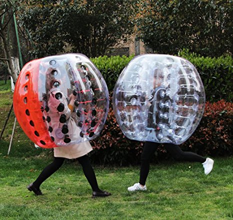 AECOJOY 1.2m 1.5m Inflatable Bumper Ball Human Knocker Bubble Soccer Balls Dia 4ft 5ft