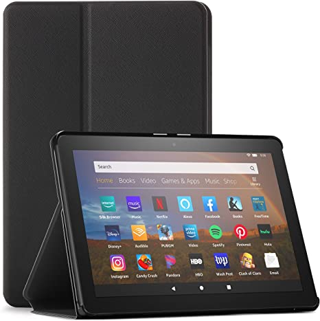 Forefront Cases Cover for All-New Amazon Fire HD 8 2020 - Protective Fire HD 8 2020 Case Stand - Black - Slim & Light, Smart Auto Sleep-Wake, Amazon Fire HD 8 2020 / Fire HD 8 Plus 2020 Case, Cover