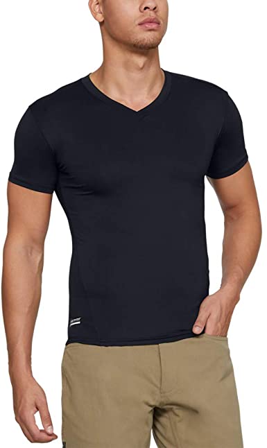 Under Armour Men's HeatGear Tactical V-Neck Compression Short Sleeve T-Shirt