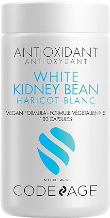 Codeage White Kidney Bean, Green Tea & Cinnamon Bark Supplement, Triple Action Keto Cheat Vegan Pills, Ketogenic, Low Carb Diet Sugar, 3 Months Supply, Non-GMO, Gluten-Free, 180 Capsules