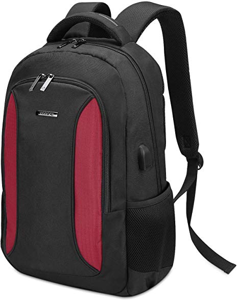TOGORE WorkGo Laptop Backpack, Travel Business Daily Tech Backpack for Men, Women with USB Charger Port, Slim Durable Water Resistant College School Bookbag Computer Backpack Fit 15.6 Inch Laptop