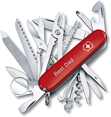 Personalized SwissChamp Red Swiss Army Knife by Victorinox