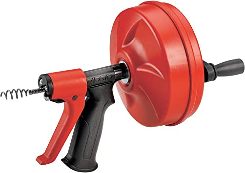 Ridgid 57043 Drain Cleaner, Power Spin  / Red