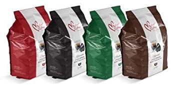 Nescafe Dolce Gusto Compatible Espresso pods, Italian Coffee Capsules (Tasting Bundle, Tot. 64 pods, 4 Flavors)