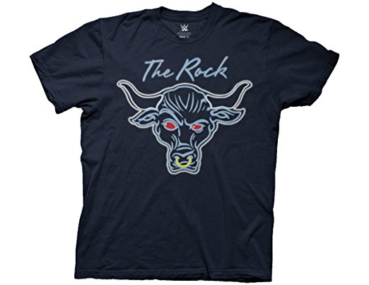 Ripple Junction WWE The Rock Neon Bull Adult T-Shirt