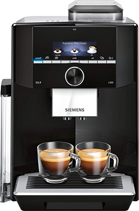 Siemens EQ.9 s300 TI923309RW Bean to Cup Automatic Coffee Machine - High Shine Black