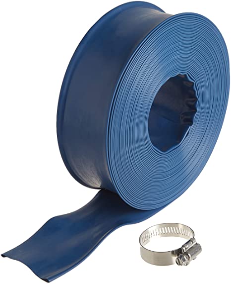 Poolmaster 32170 1-1/2" x 50' Heavy-Duty Backwash Hose - Basic Collection