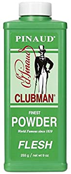 Clubman Talc Powder Flesh 9 Oz (Pack of 4)