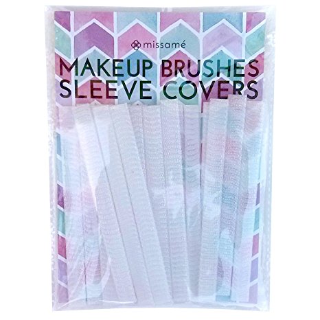 Missamé Mesh Sleeve Covers Protector For Makeup Brushes, Keep Cleaner Brush Set In Storage Or Travel, 20  Piece