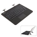 Amagoing Slim Wireless Bluetooth Keyboard with Multi-Touchpad Built-In Unique Autoshrink Hidden Stands for Windows Android 40 and Above System TabletPC Smart Phone Black Color