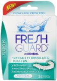 Fresh Guard Soak Specially Formulated for Retainers Mouthguards and Removable Braces 24 Count