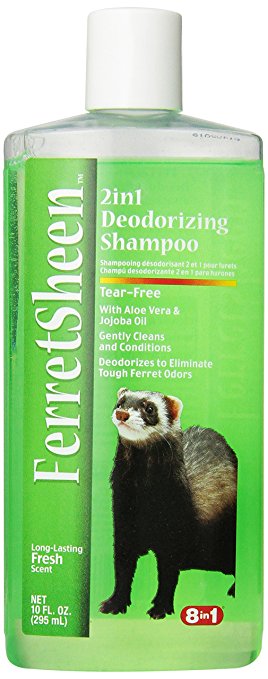 8 In 1 Ferretsheen 2-in-1 Deodorizing Shampoo, 10-Ounce