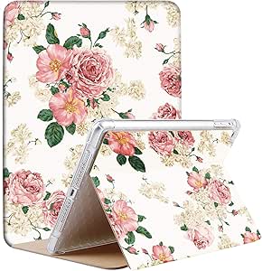 DuraSafe Cases for iPad 10.2 9th 8th 7th Generation Printed Case A2602 MK2K3LL/A MK2L3LL/A A2604 MK2N3LL/A MK2P3LL/A A2603 A2605 MK6A3LL/A A2270 MYLC2LL/A A2428 A2429 A2430 A2197 - Rose Flower