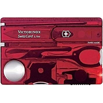 SwissCard, Lite Rubin transparent by Victorinox