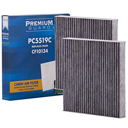 PG Cabin Air Filter PC5519C: | Replacement for Honda & Acura Premium Cabin Air Filter includes Activated Carbon (CF10134))(Pack 2)
