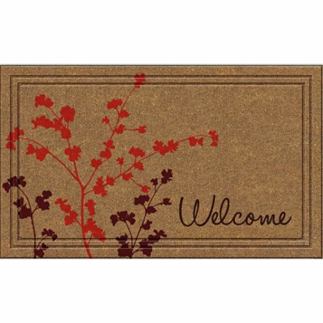 Apache Mills 60-797-1154 Naturelles Simple Welcome Door Mat, Assorted Styles, 18-inch by 30-Inch