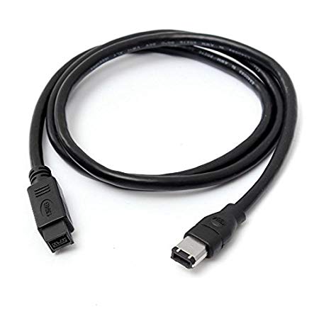 BIZLANDER Premium Firewire Cable 800,IEEE1394B, 6Ft (1.8M) Balck 9 Pin to 6 Pin Male to Male