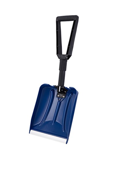 ORIENTOOLS Collapsible Folding Snow Shovel with Durable Aluminum Edge Blade (Blade 9")