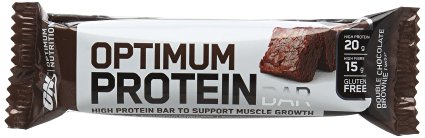 Optimum Nutrition Double Chocolate Brownie Protein Bar - Pack of 10