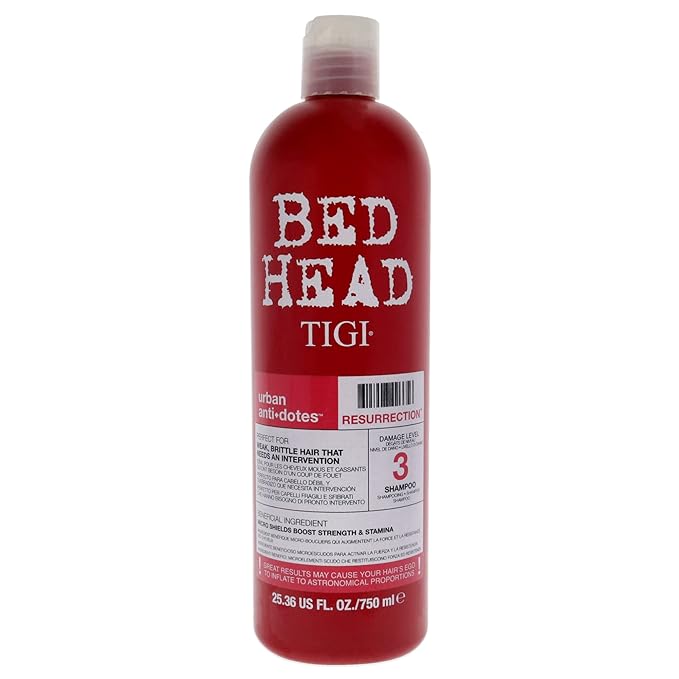 Tigi Bed Head Urban Anti dotes Resurrection Shampoo Damage Level 3 25.36 Ounce