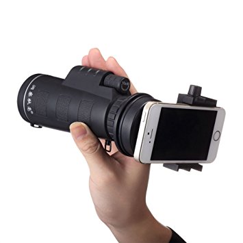 Universal Telescope Phone Lens, Opard 10X Optical Monocular High Definition Telephoto Grip Scope