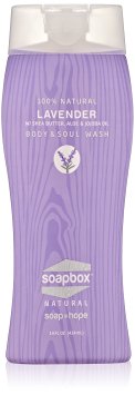 Soapbox Soaps All-Natural Lavender Body Wash, Lavender, 14 Ounce