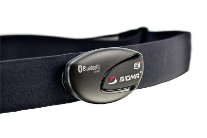 Sigma Sports R1 BLUE Comfortex  Bluetooth Smart Chest Strap, Black