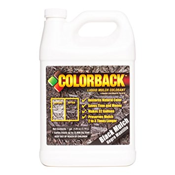 COLORBACK 12,800 Sq. Ft. Mulch Color Concentrate, 1-Gallon, Black